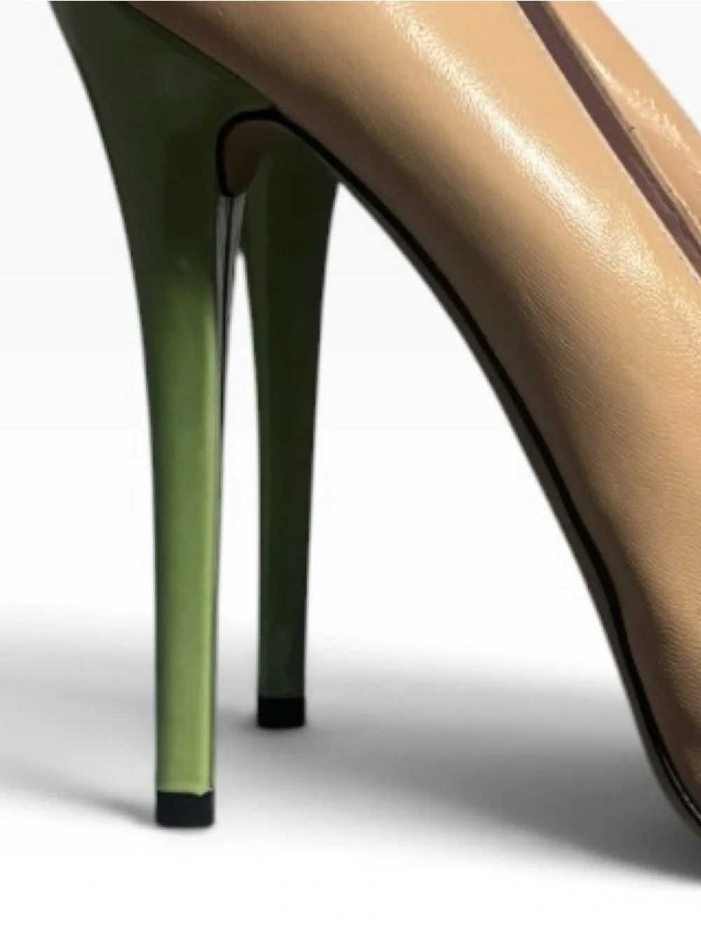 Stuart Weitzman Victoria Leather Colorblock Peep-Toe Platform Stiletto Pumps